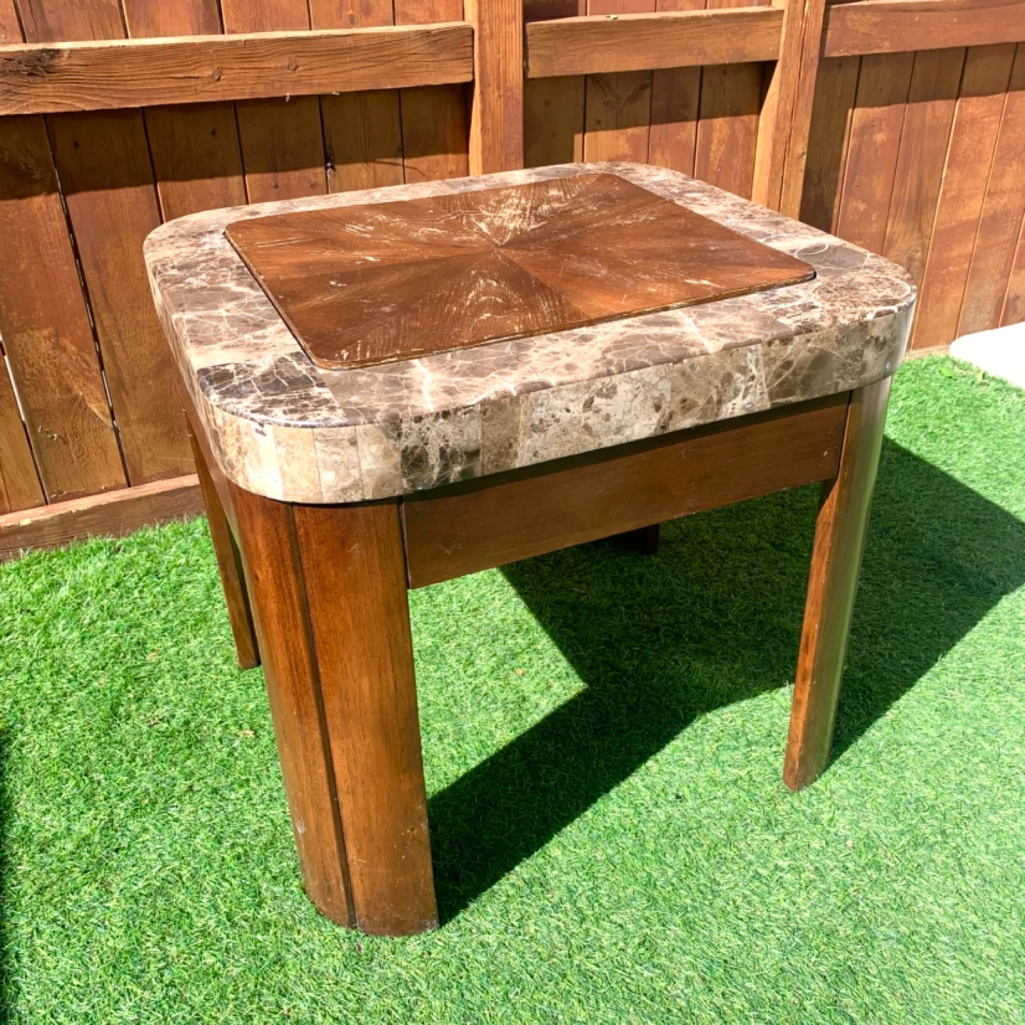 Marble Top End Table Side Table Accent Table Furniture