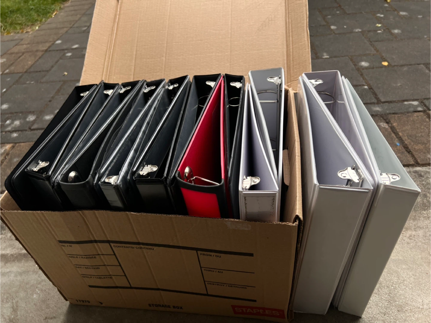 $50 for 17 Binders