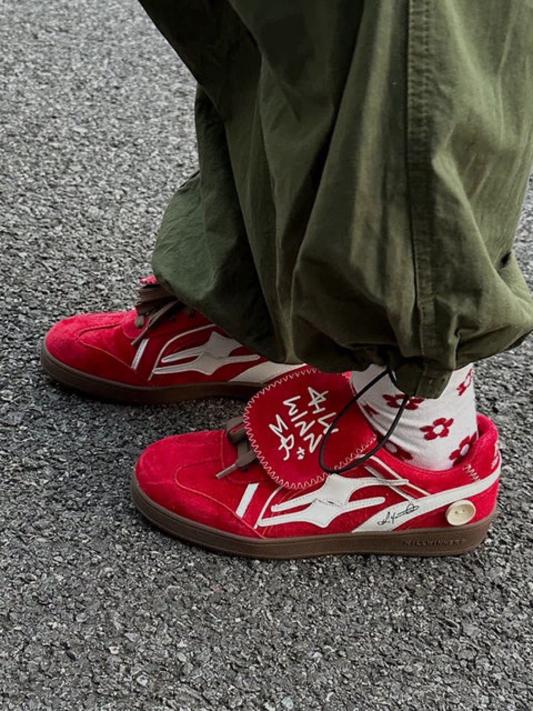 NEW!! KILLWINNER Retro Training Sneaker UNISEX - Red Velvet