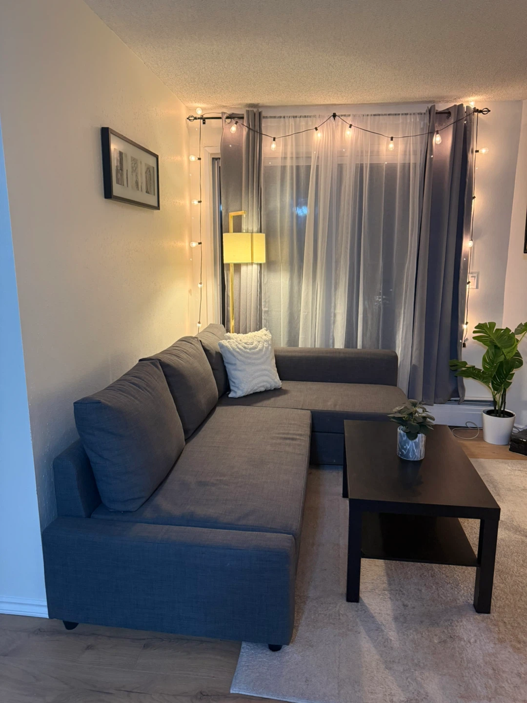 Grey Sectional Sofa with Storage