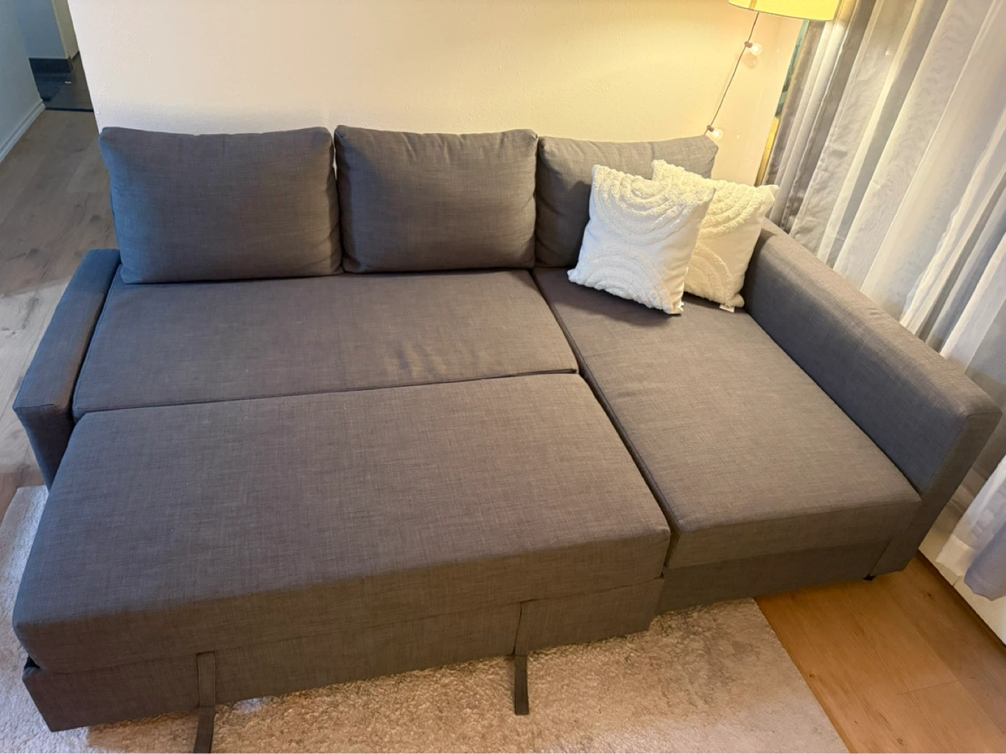 Grey Sectional Sofa with Storage - photo 4