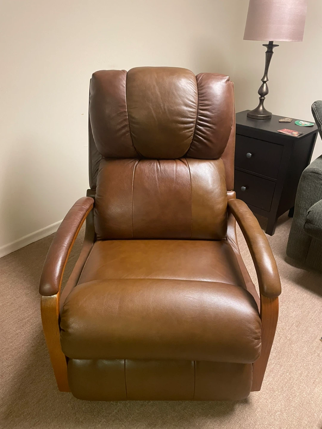 Brown Leather La-z-boy Recliner Chair - photo 2