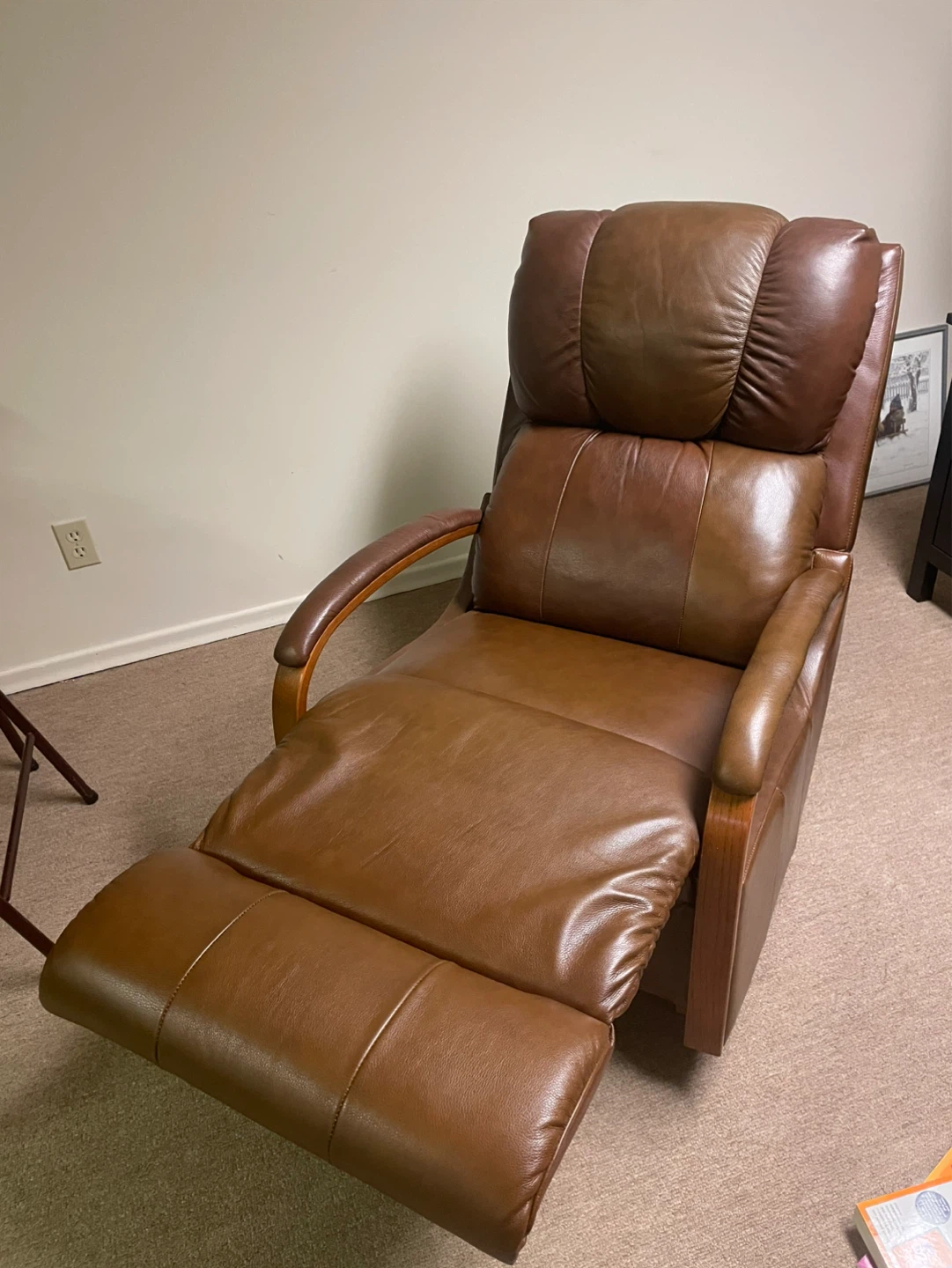 Brown Leather La-z-boy Recliner Chair