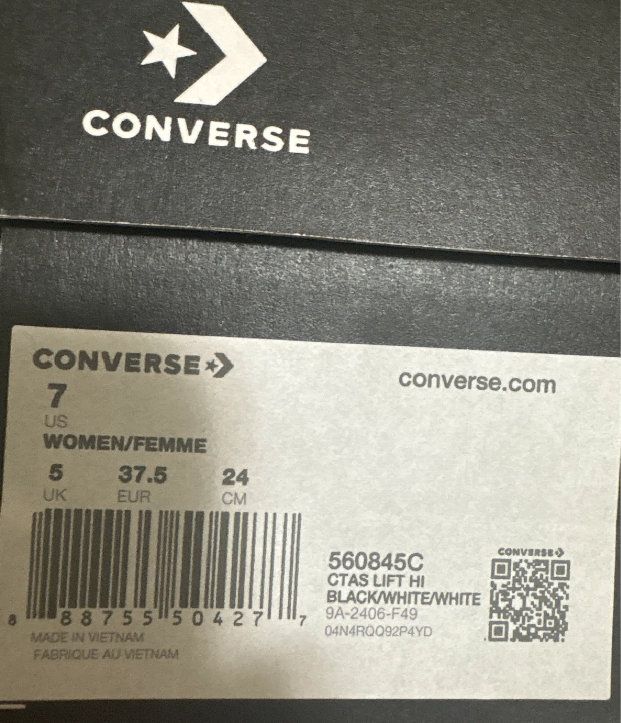Chuck Taylor All Star Canvas Size 7 - photo 3