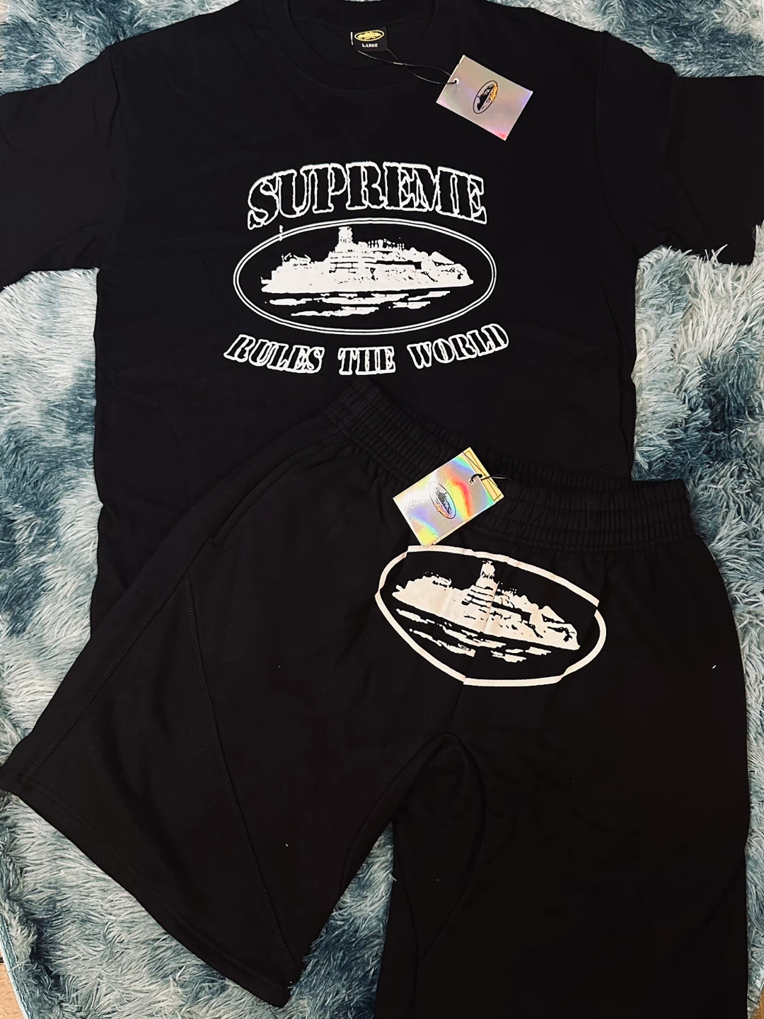 Supreme T-Shirt & Shorts Set