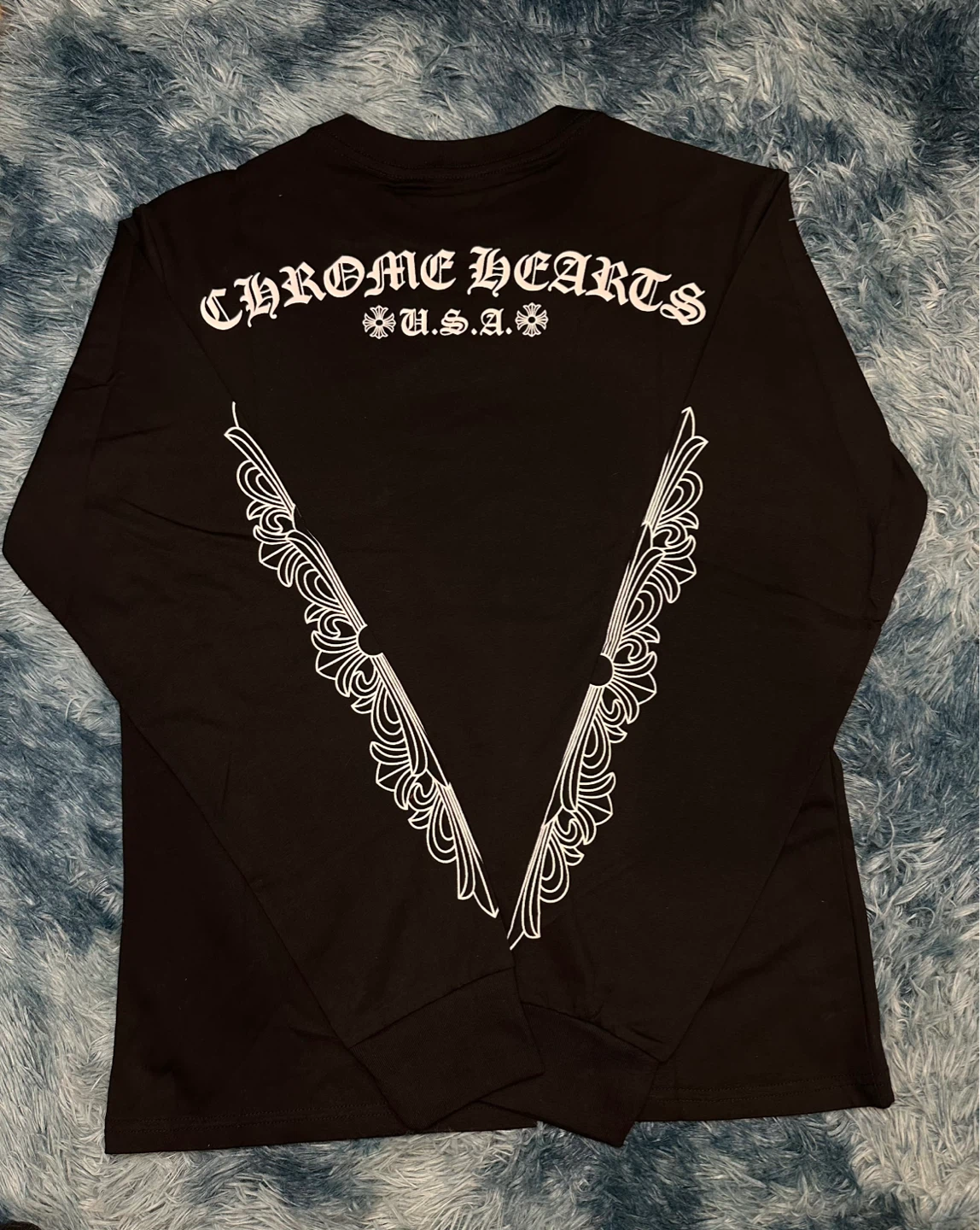 Chrome Hearts Long Sleeve T-Shirt Black - photo 2