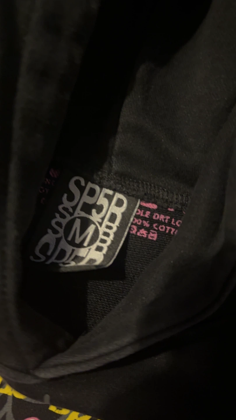 Pink SP5R Spiderweb Hoodie - photo 2
