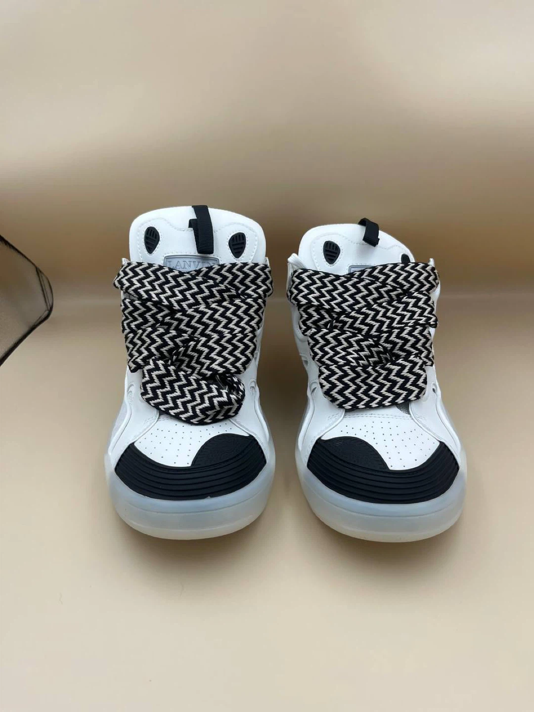 Lanvin Curb Sneakers White/Black - photo 2