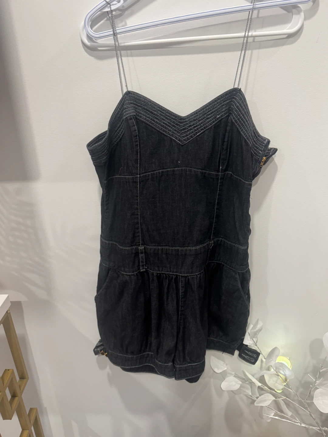 Baby Phat Denim Romper. Size M