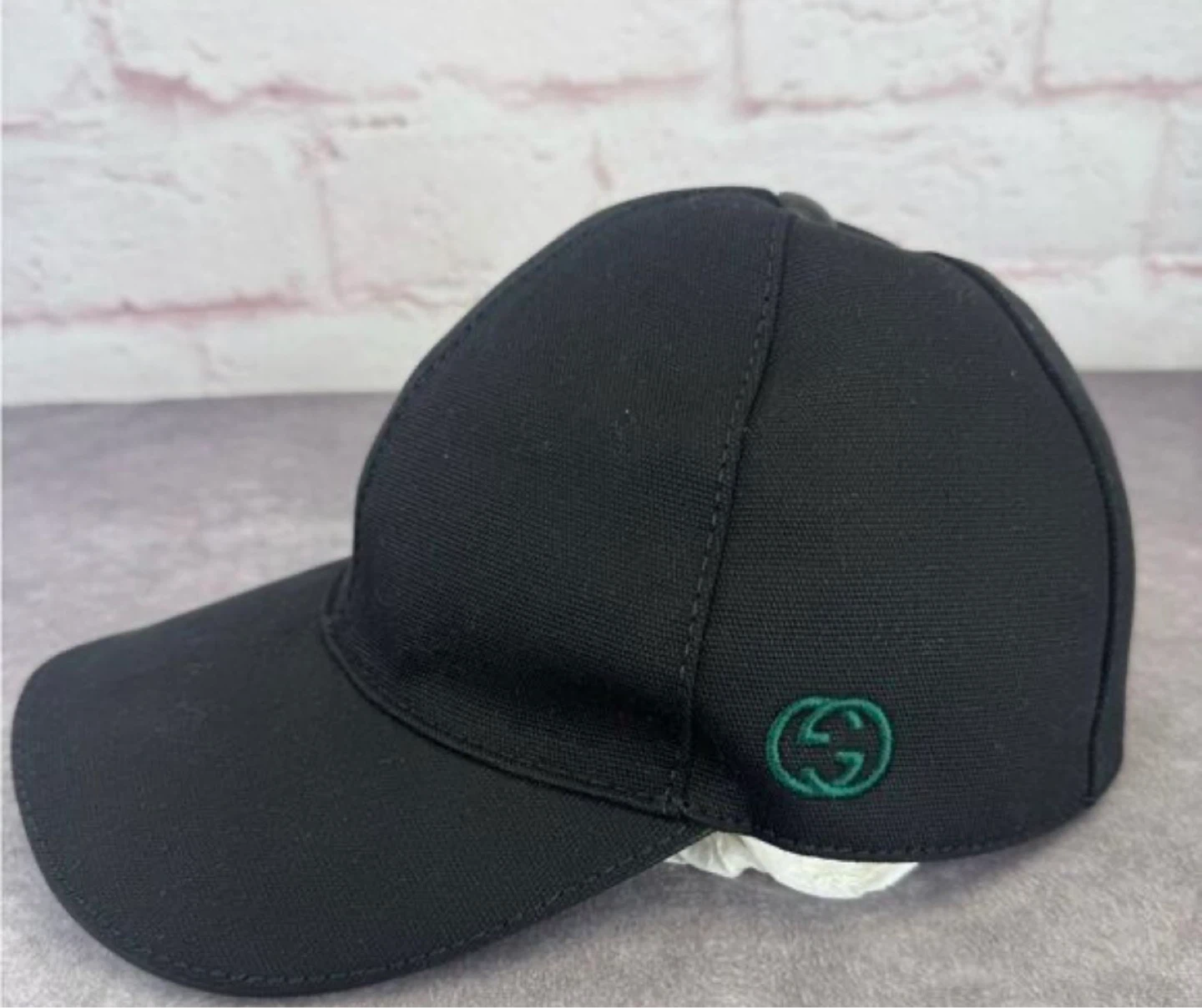 Black Gucci Baseball Cap