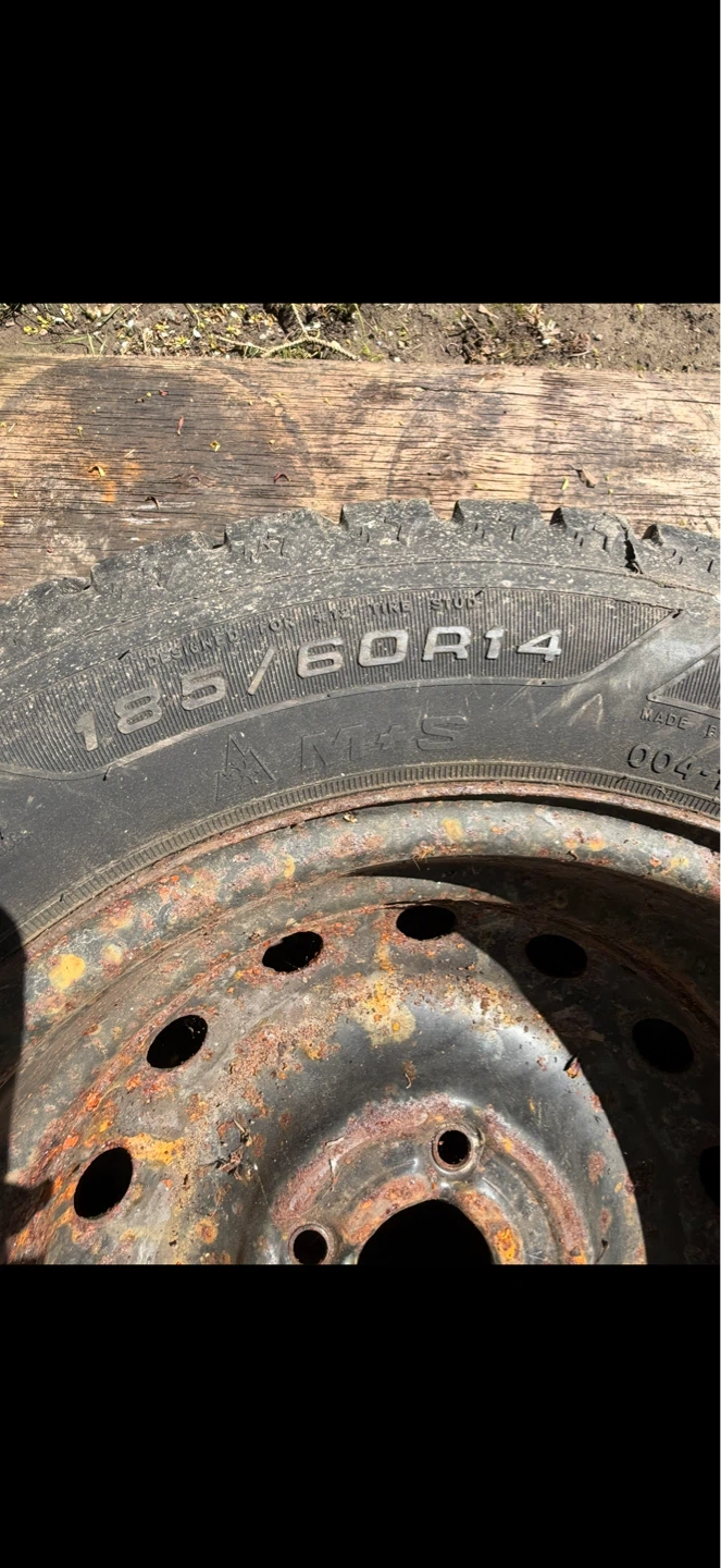 Nordic Winter Tires - 185/60 R14 - All 4 Tires and Rims includes - photo 4