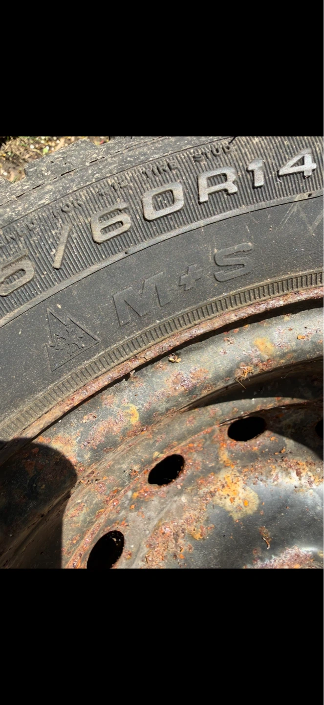 Nordic Winter Tires - 185/60 R14 - All 4 Tires and Rims includes - photo 3
