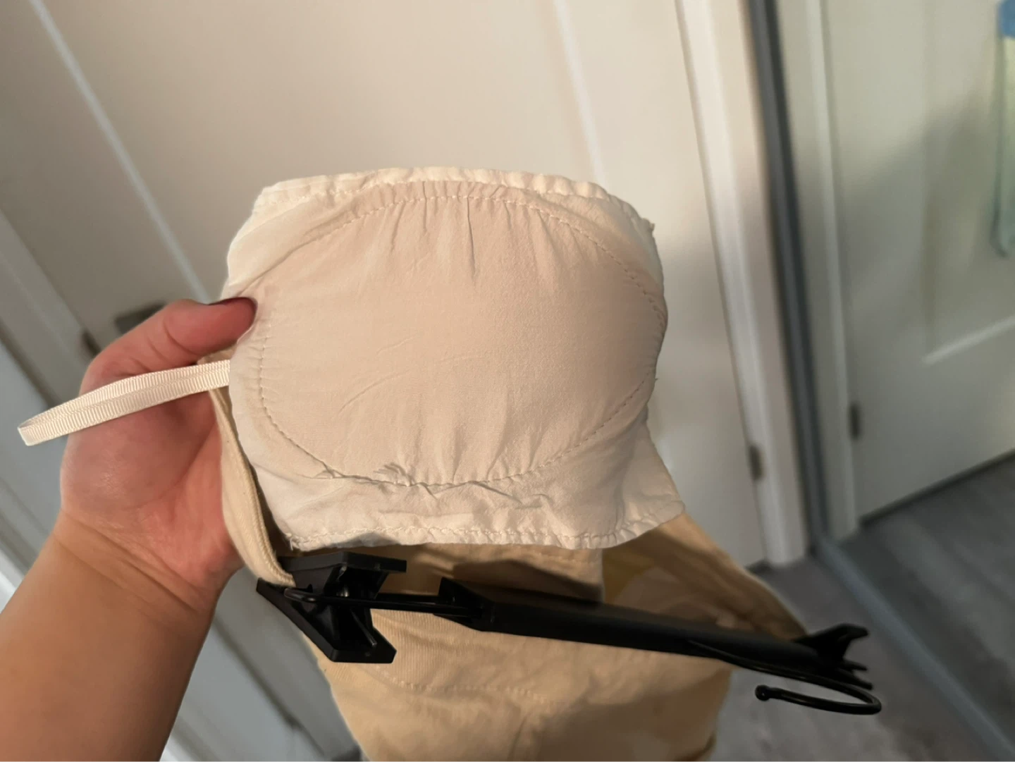 HIP PADS Cream Denim Shorts - photo 5