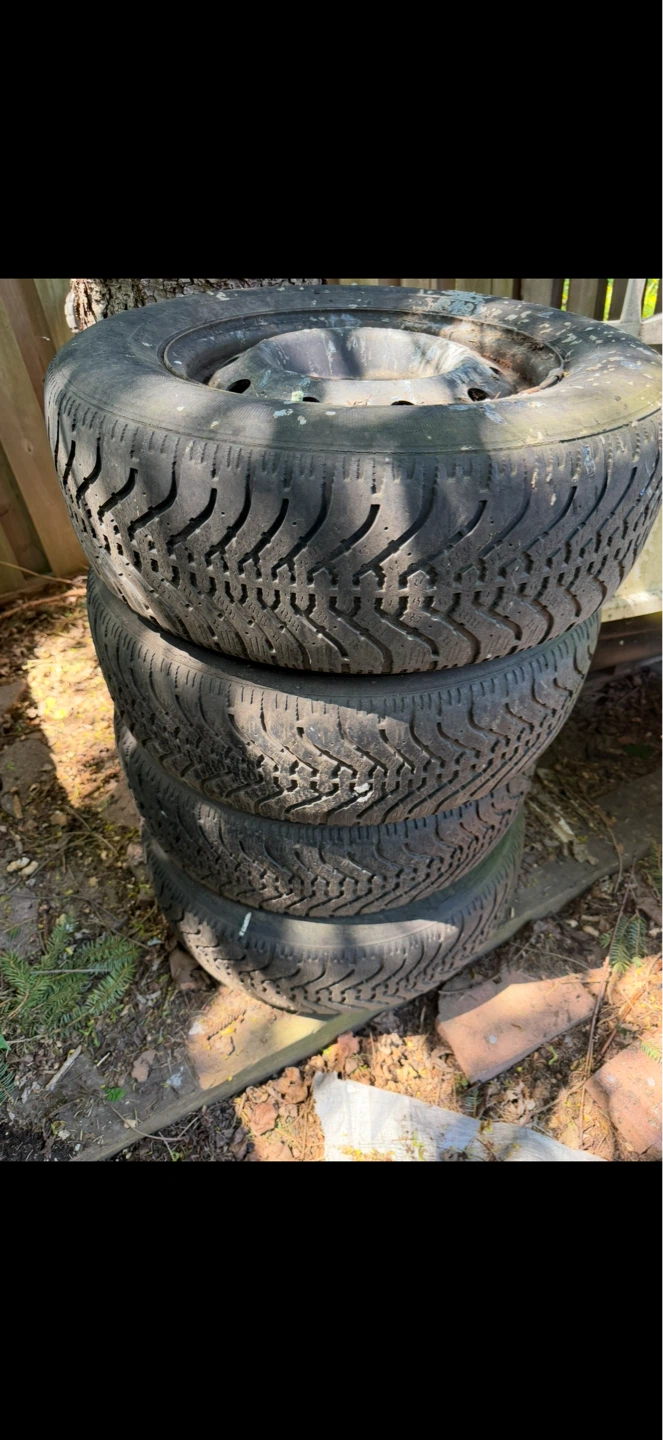 4 Tires with Rims Set-P215/70 R12 - All Tires & Rims Included