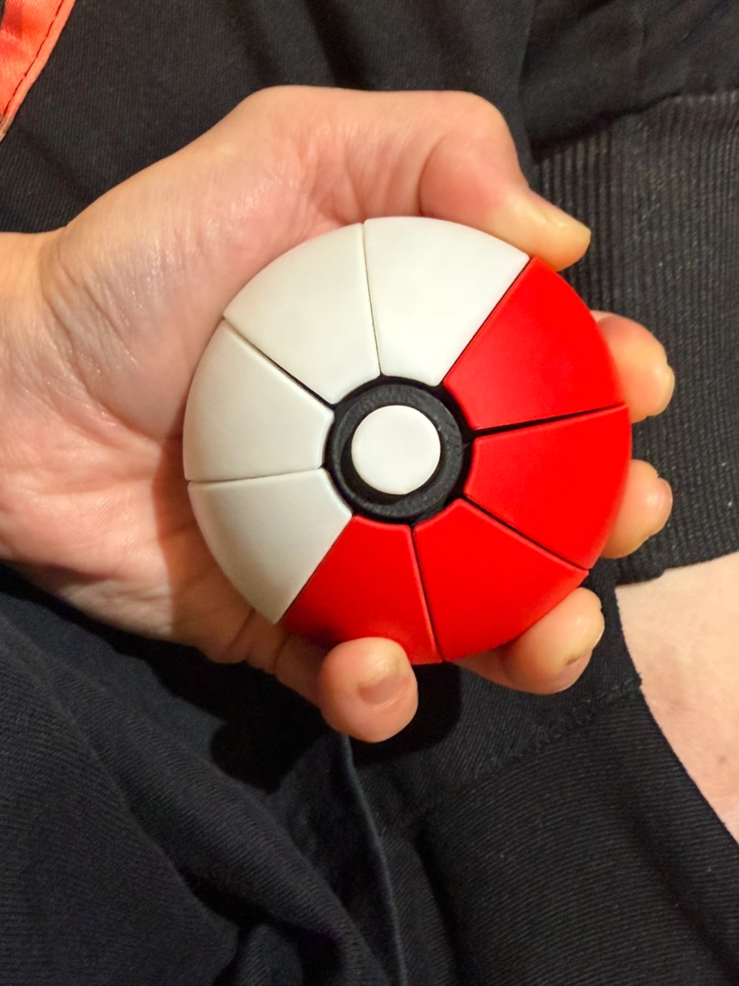 Home made Poké Ball Fidget Spinner Toy