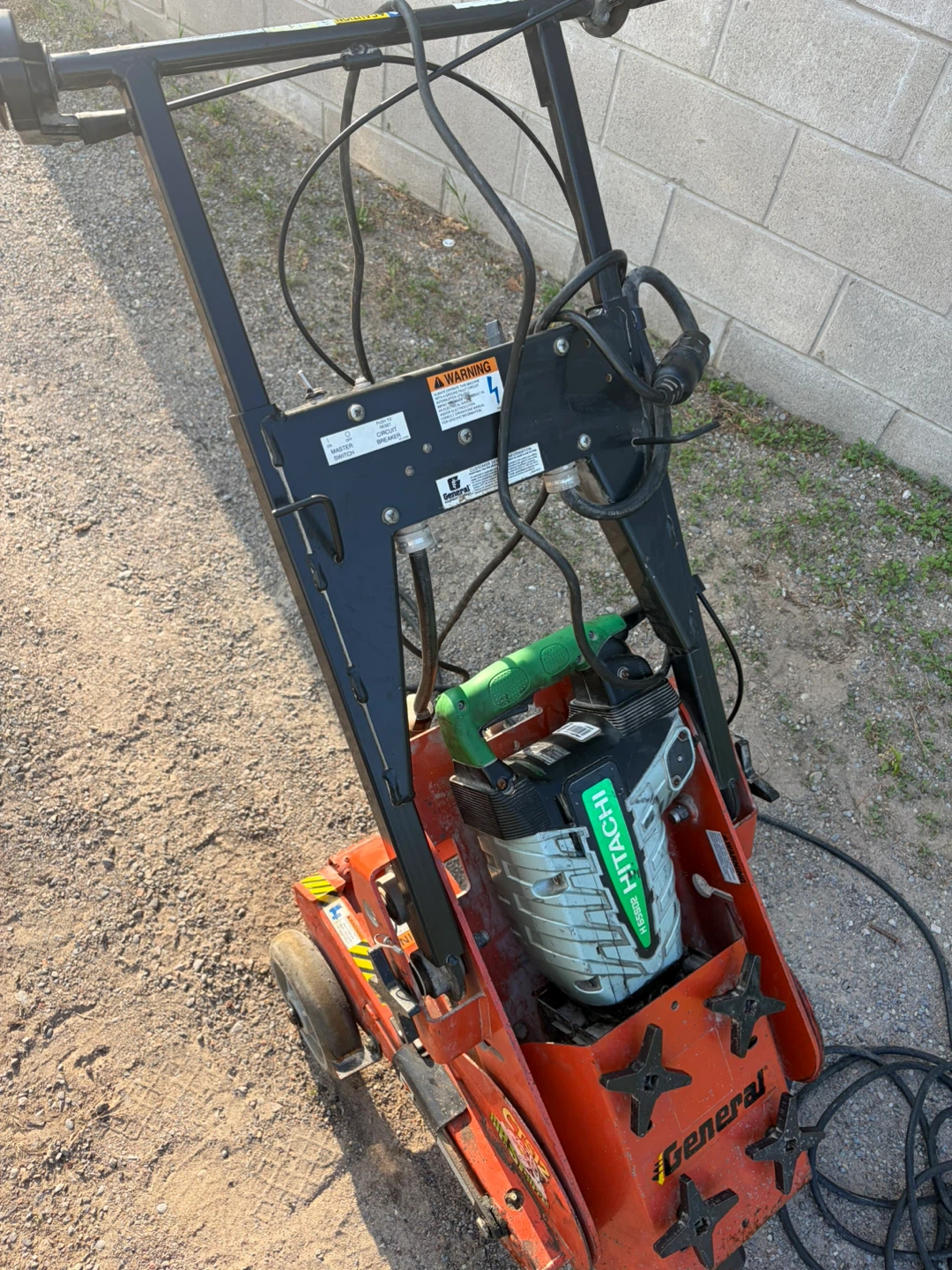 Hitachi Breaker Hammer Mounted on General Cart - photo 4