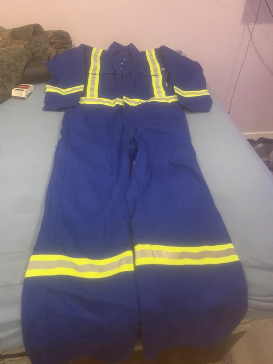 Men’s FR coveralls with reflective stripes