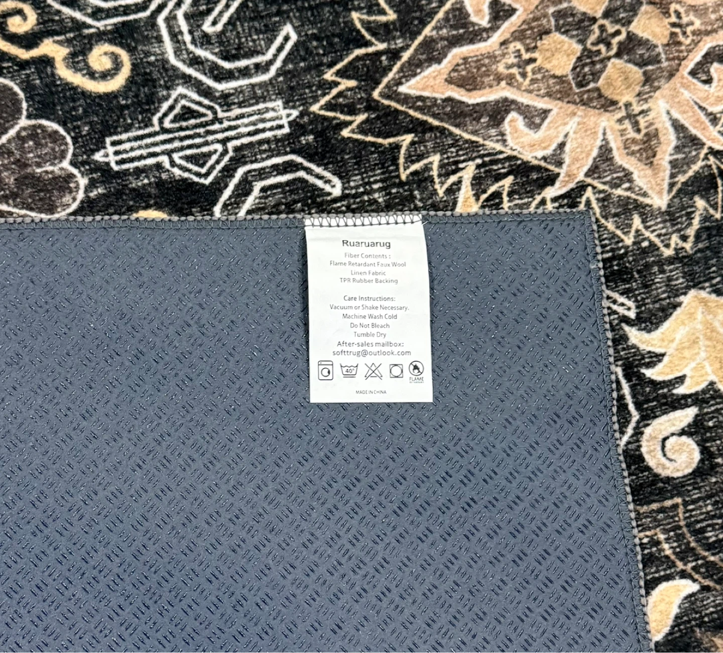 Ruaruarug Washable Area Rug 9x12 - photo 2