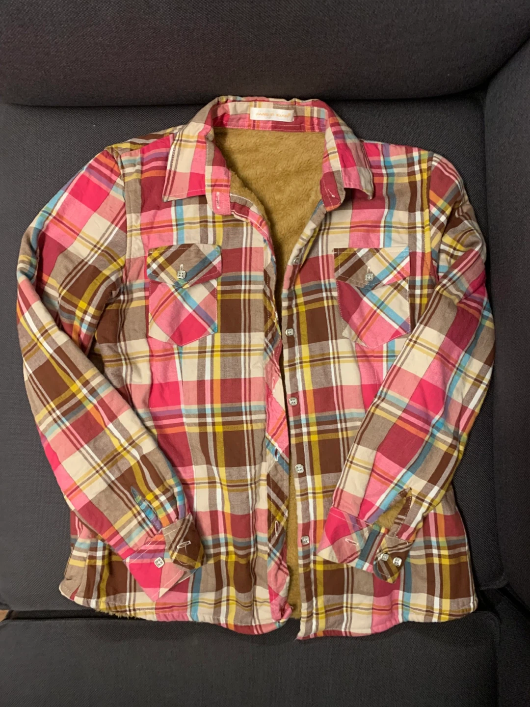 Women's Plaid Flannel Lined Shirt