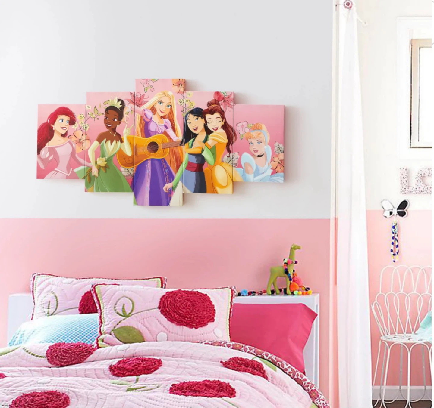 Disney Princess Wall Art 5-Piece Set - photo 5