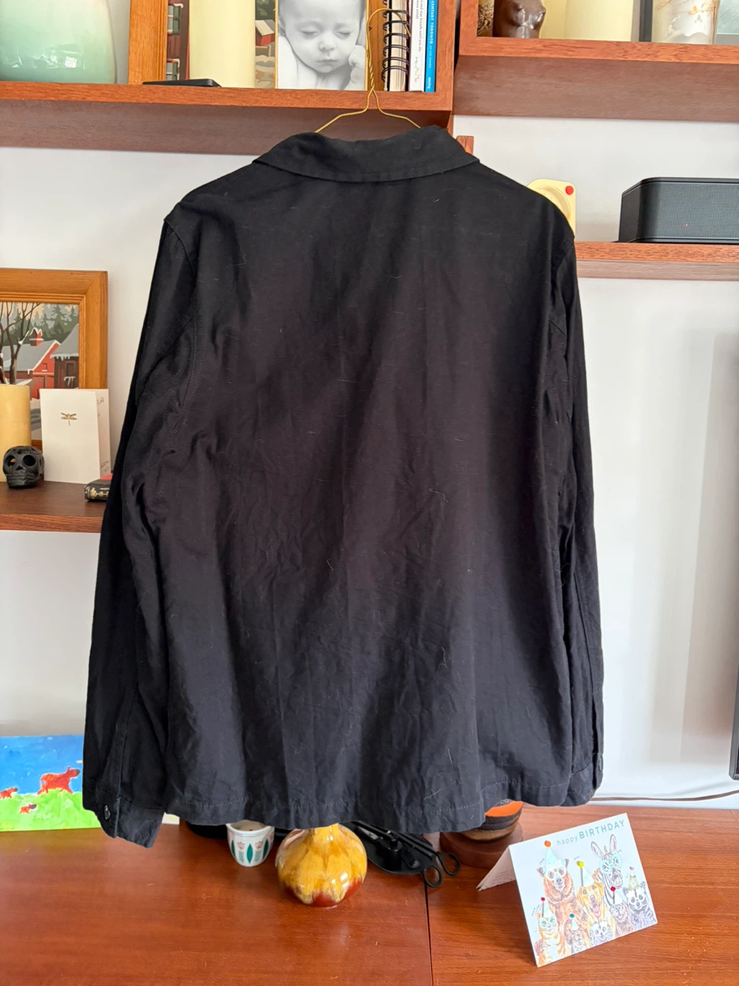 Naked and Famous - Black Button-Up Work Shirt - photo 2