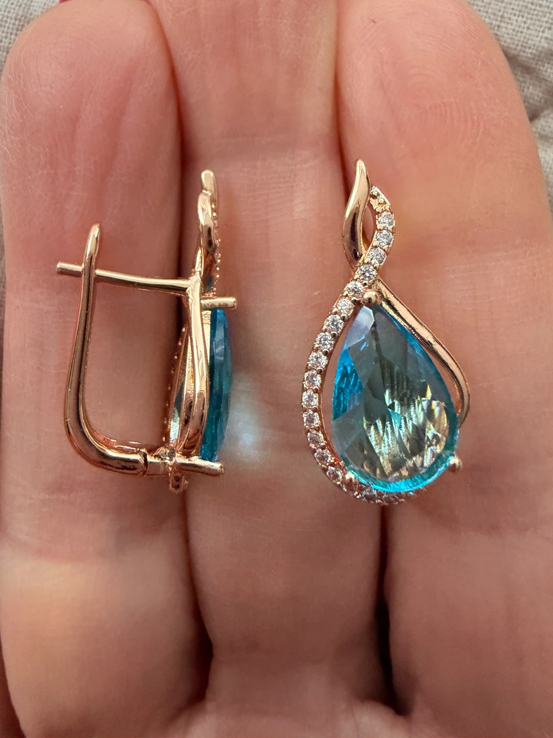 14k gemstone earrings