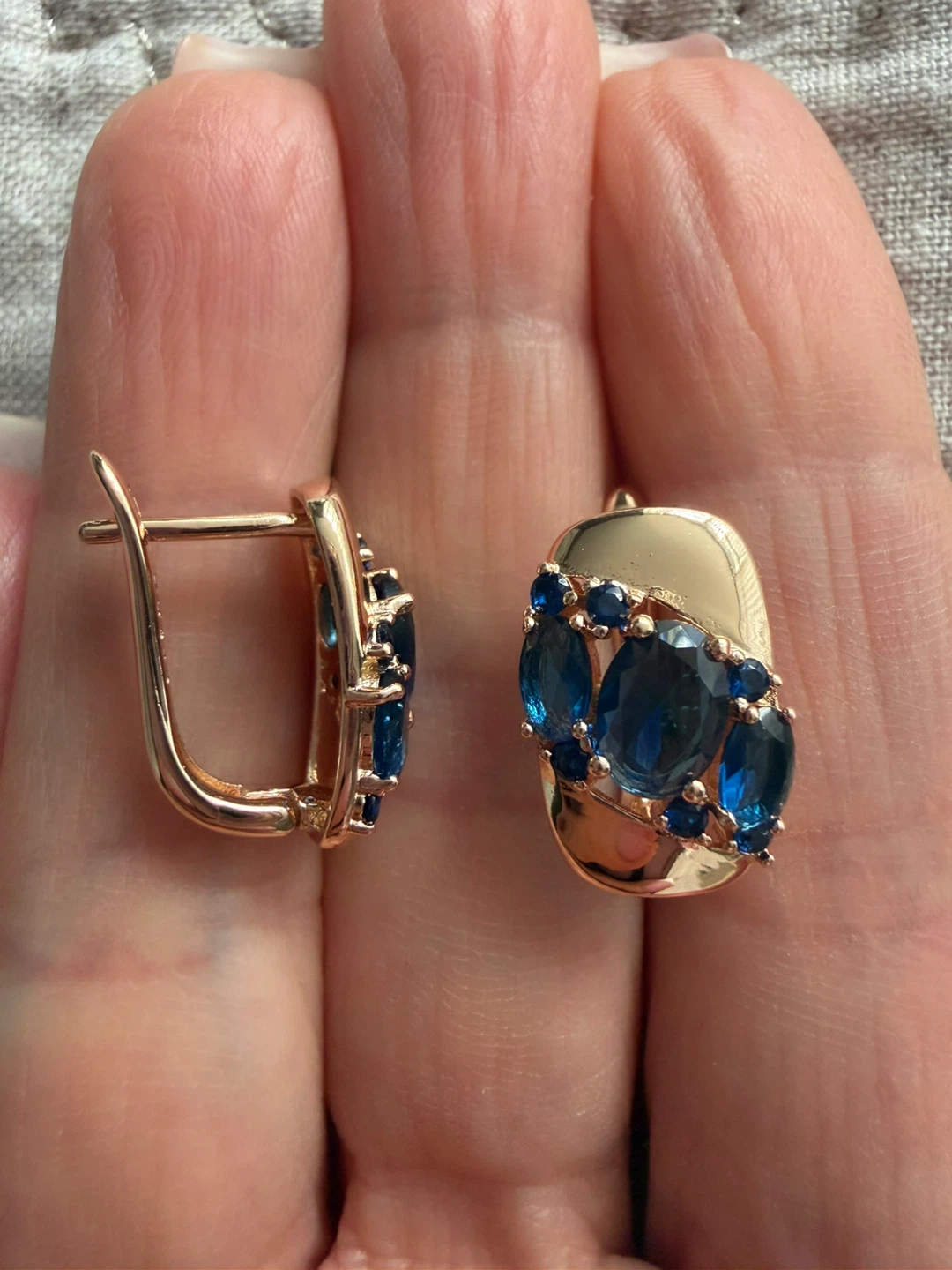 14k gemstone earrings