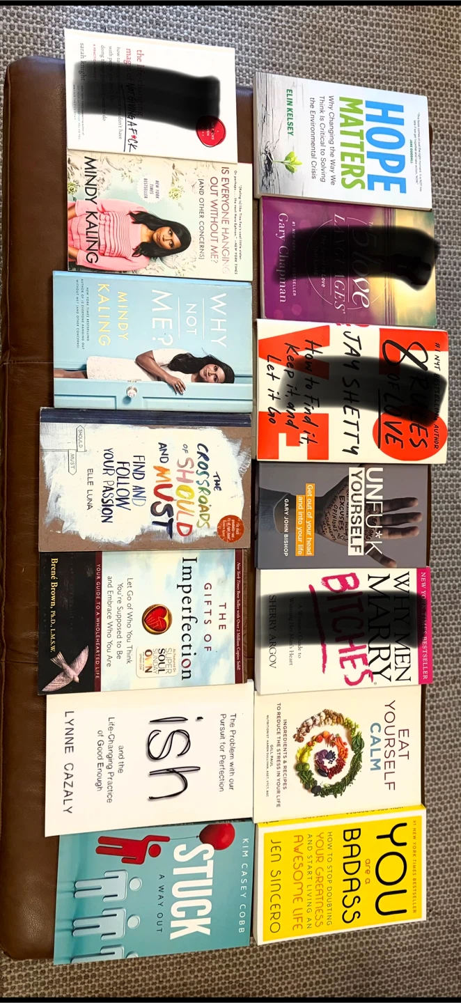 Assorted Books - Fiction / Self-Help (moving sale)