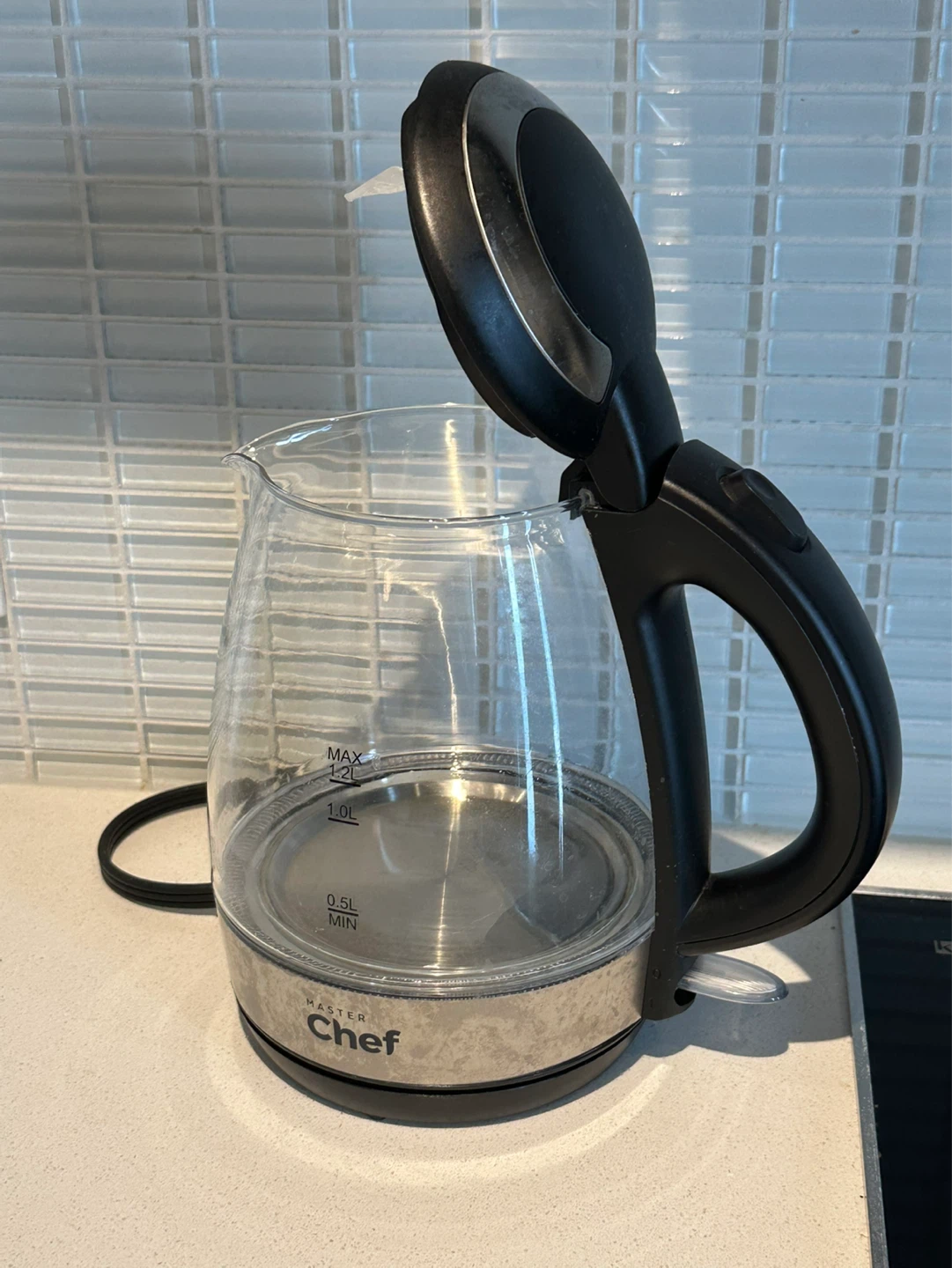 Master Chef Glass Electric Kettle