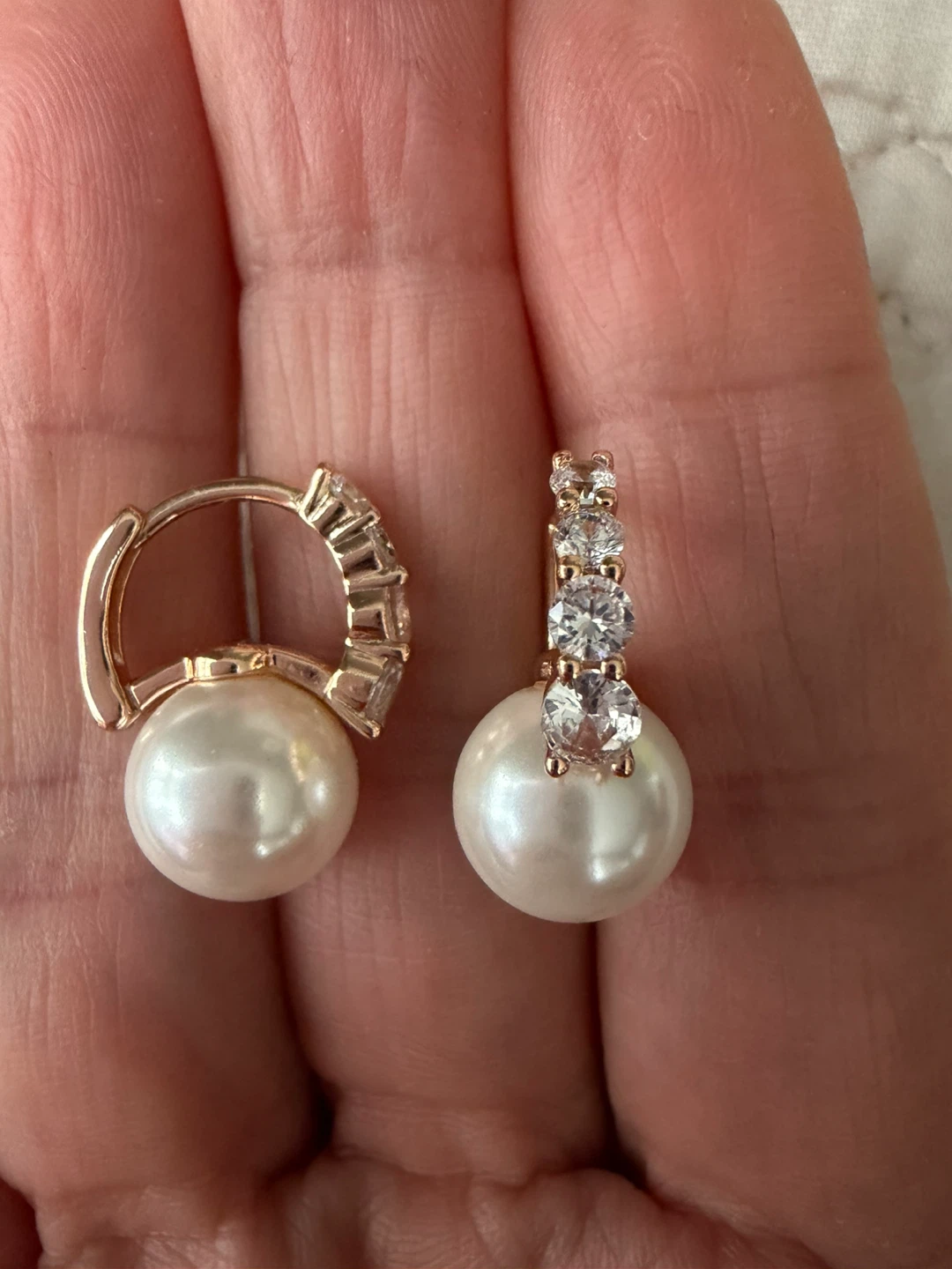 14k pearl earrings