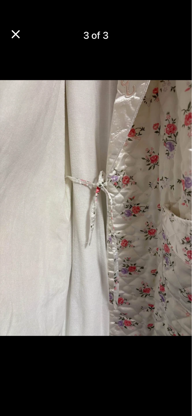 Quilted floral robe - photo 3