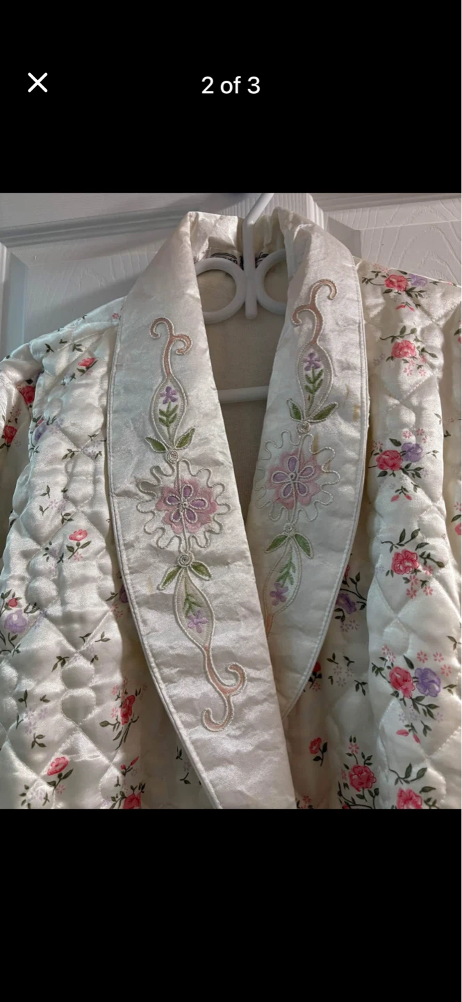 Quilted floral robe - photo 2
