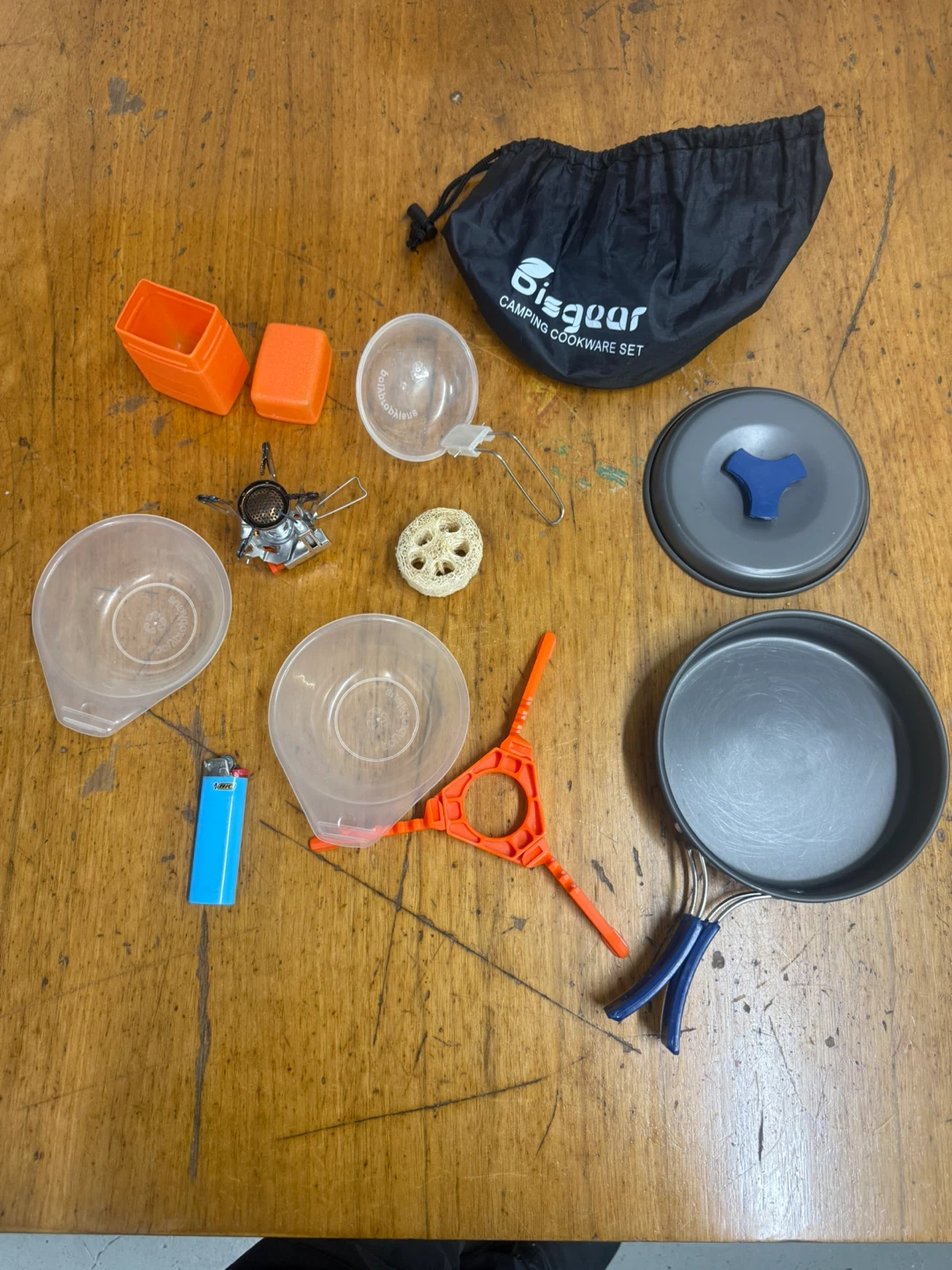 Bisgear Camping Cookware Set with Stove - photo 2