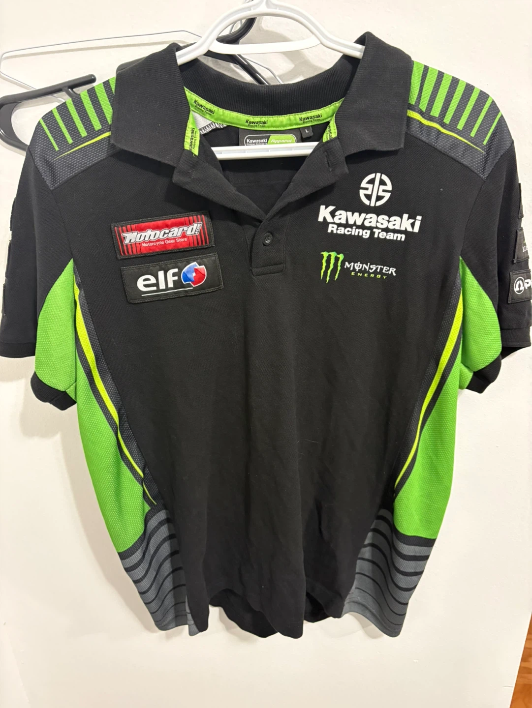 Kawasaki Racing Team Polo Shirt - Size Large