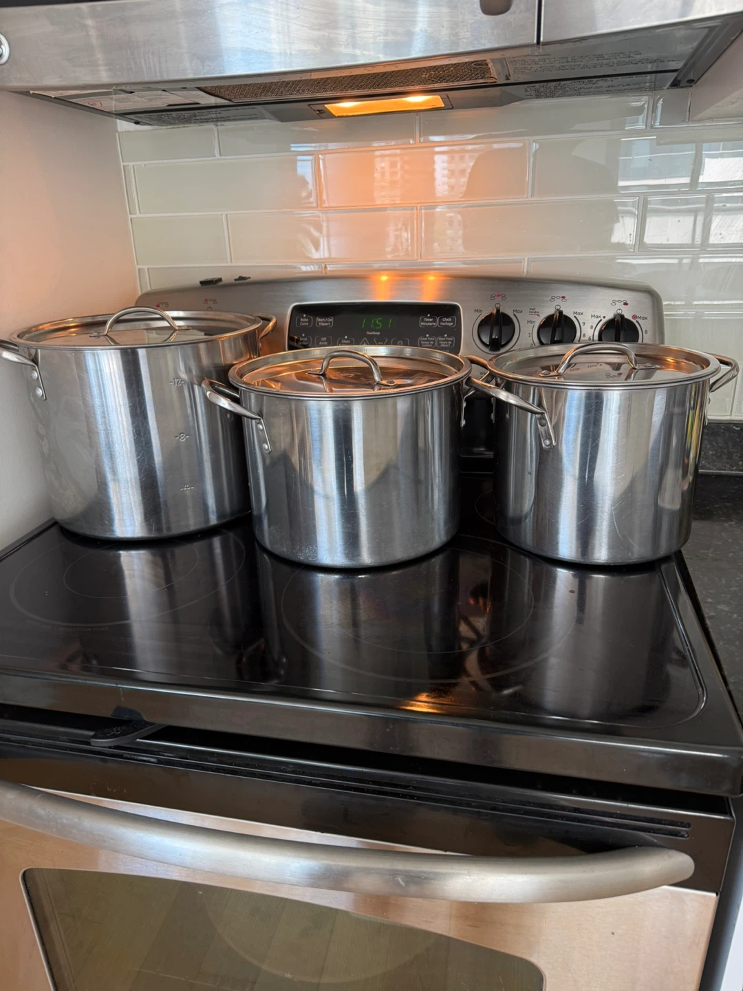 Stainless Steel Stock Pots with Lids