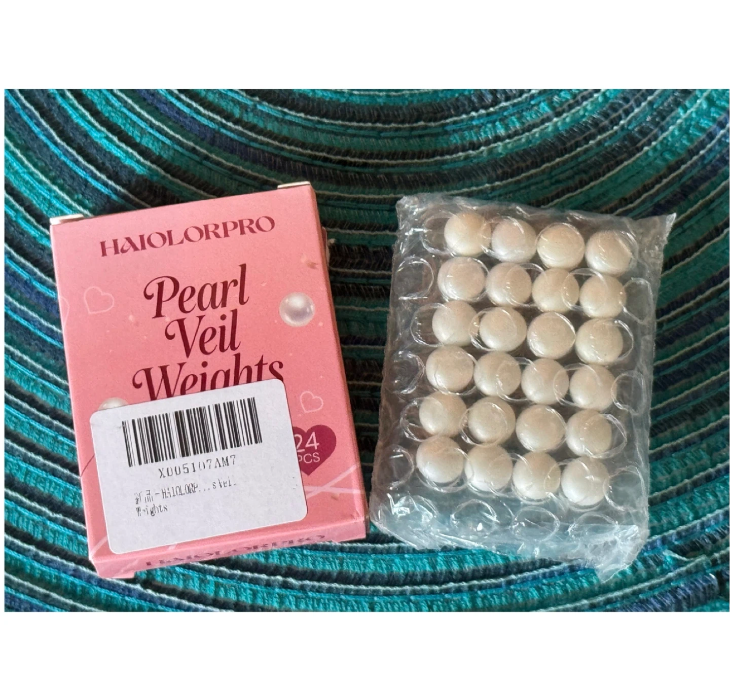 Brand new 24 Pairs Veil Weights Magnetic - photo 2