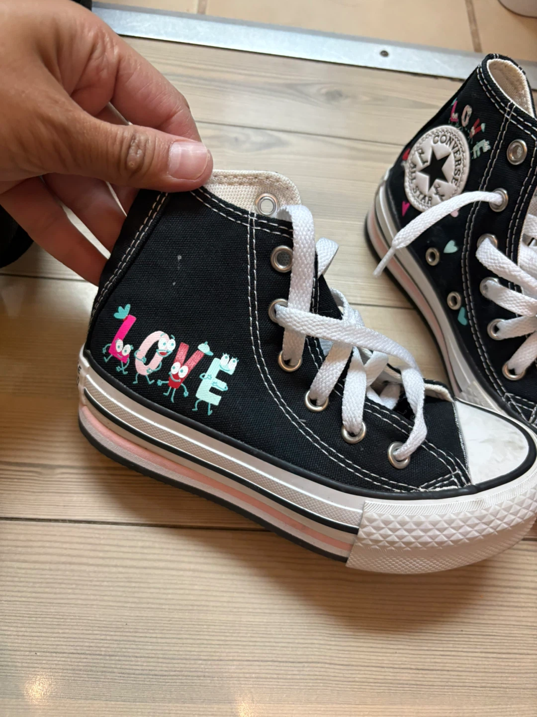 Converse Chuck Taylor All Star High Top "LOVE" Shoes - photo 2