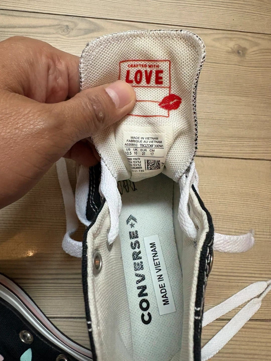 Converse Chuck Taylor All Star High Top "LOVE" Shoes - photo 4