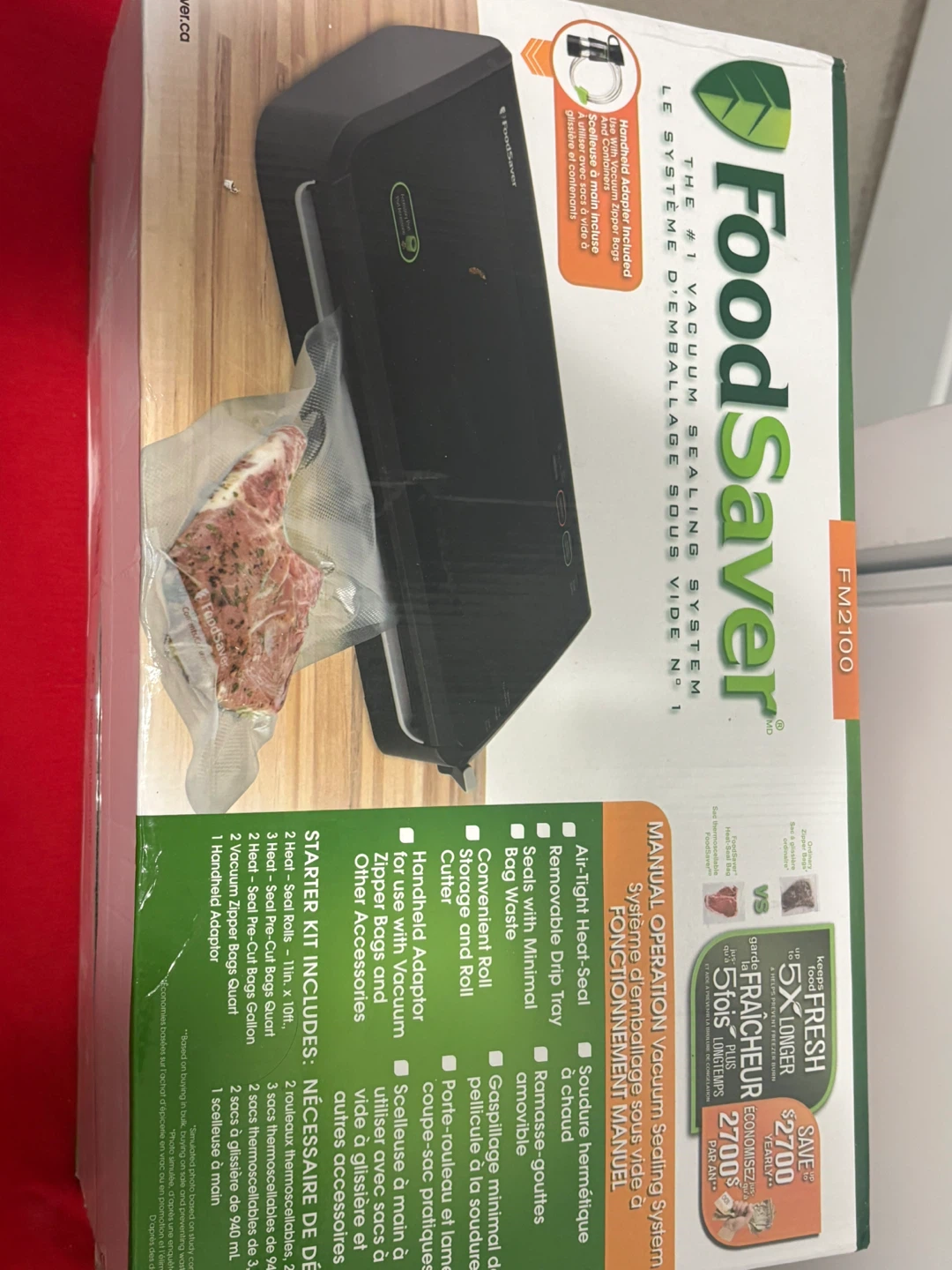 FoodSaver FM2100 Vacuum Sealing System - photo 4