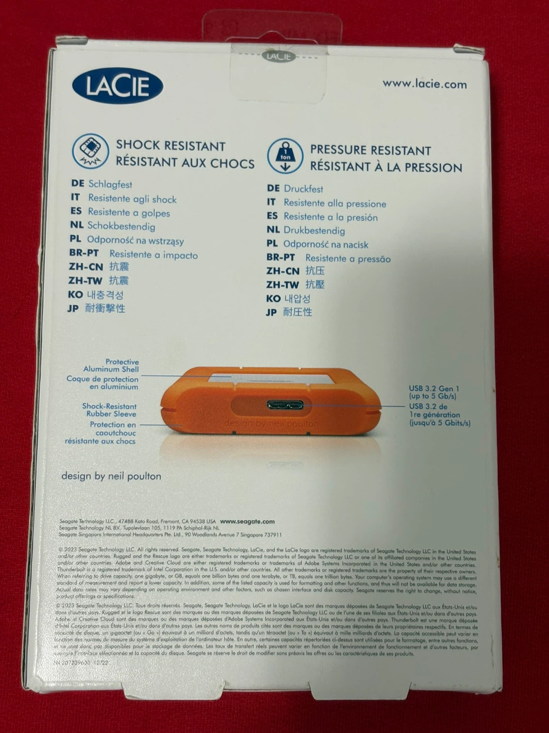 LaCie Rugged Mini 2TB External Hard Drive - photo 2