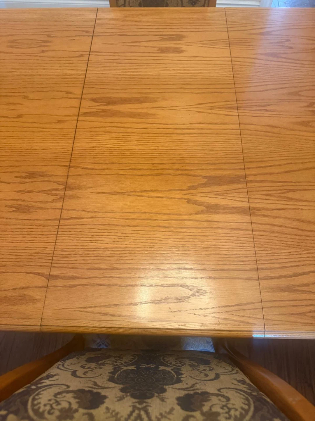 Oak Dining Table with 4 Chairs - photo 2
