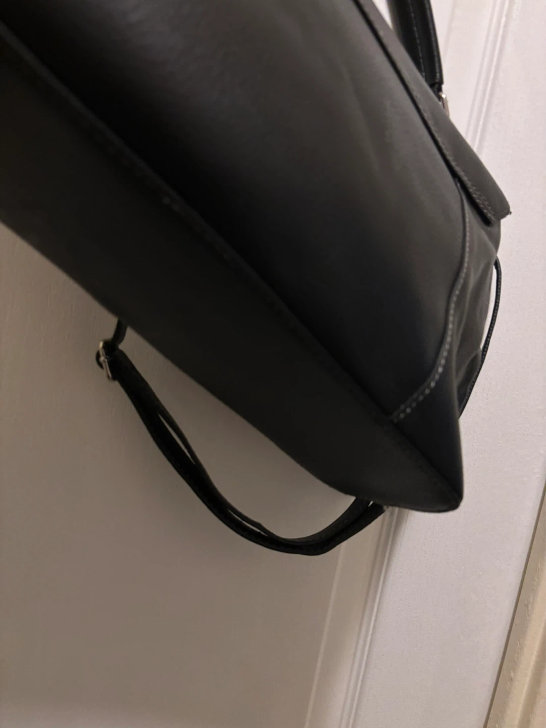 L.CREDI Black Genuine Leather Handbag - photo 3