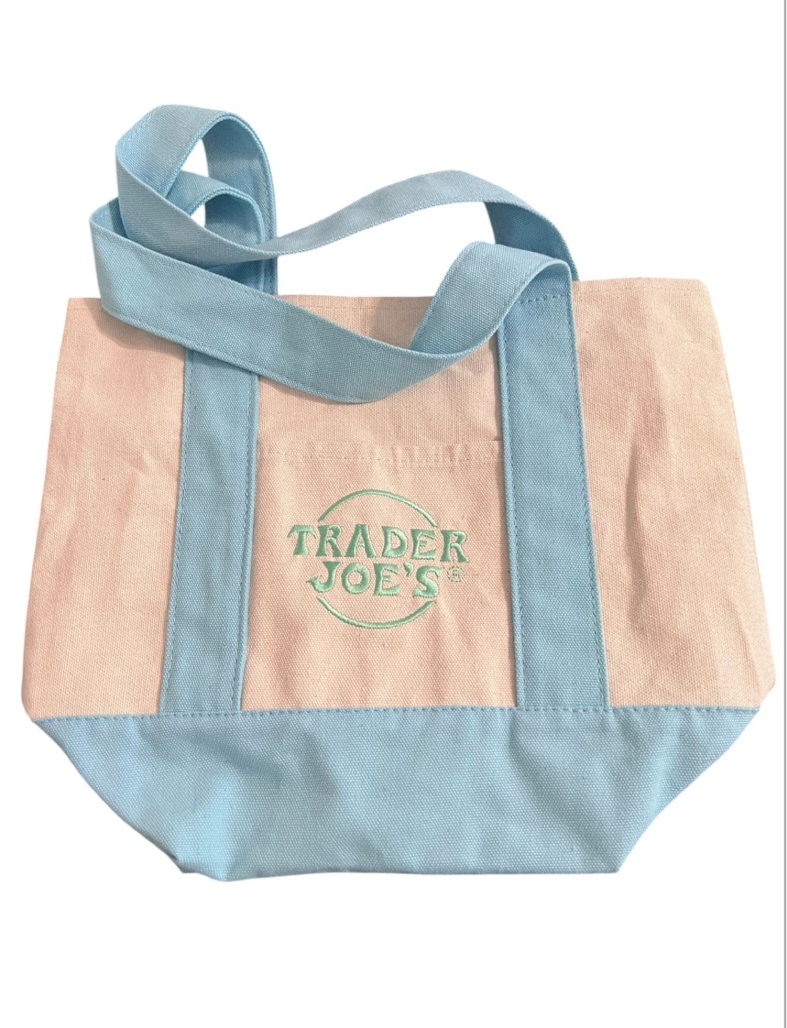 Trader Joe’s Mini Canvas Tote Bag – Like New - photo 2