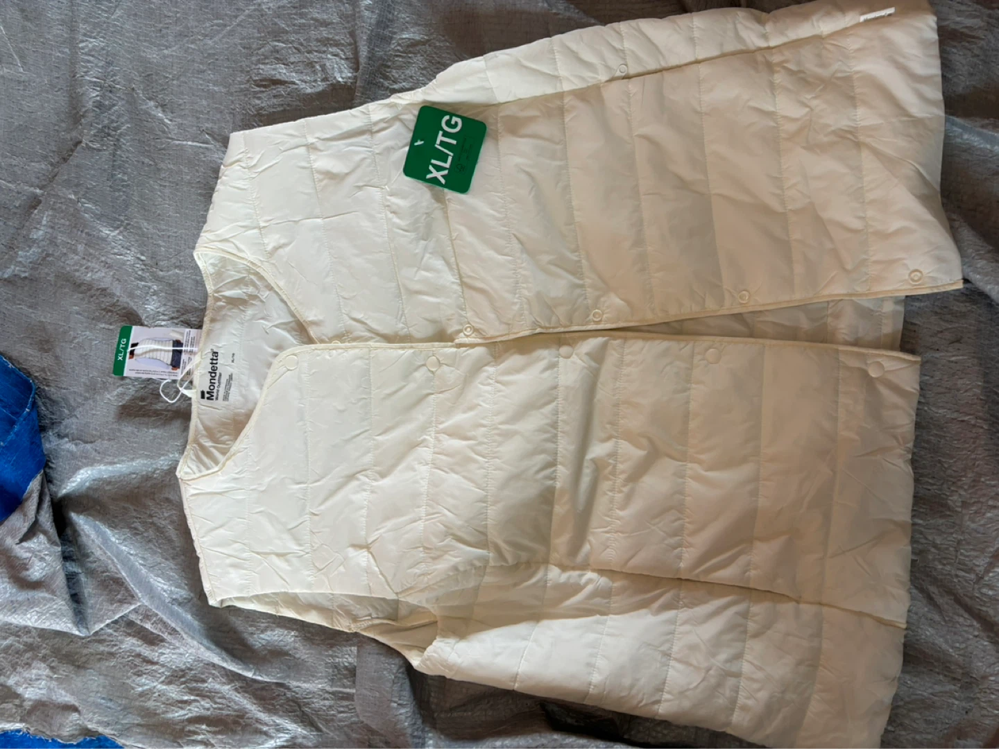 Mondetta Cream Puffer Vest - XL/TG