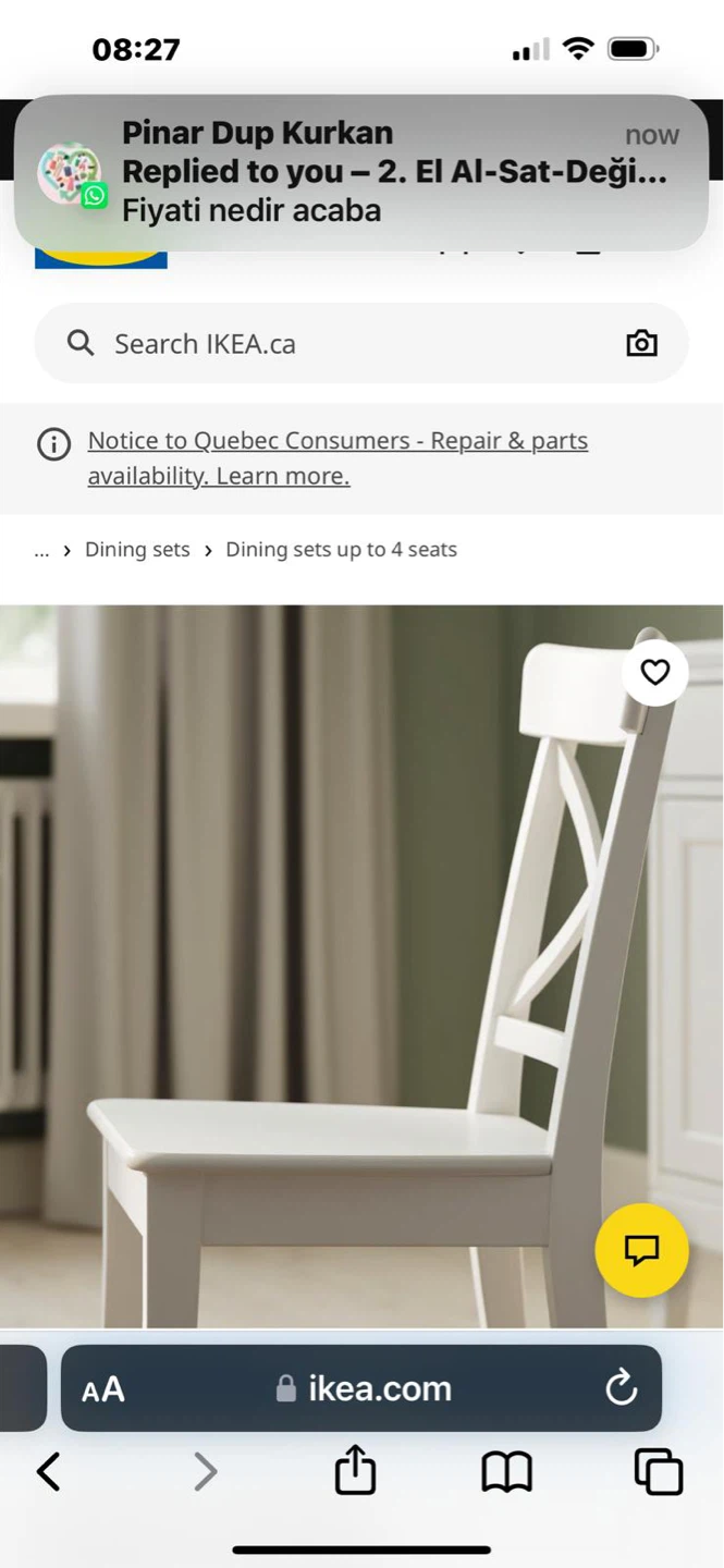 Dining Table and 4 Chairs - photo 4