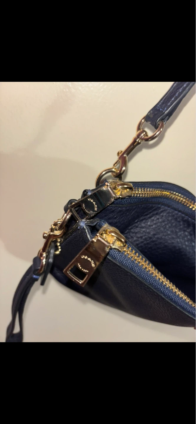 Coach Pebbled Leather Double Zip Crossbody Bag - photo 2