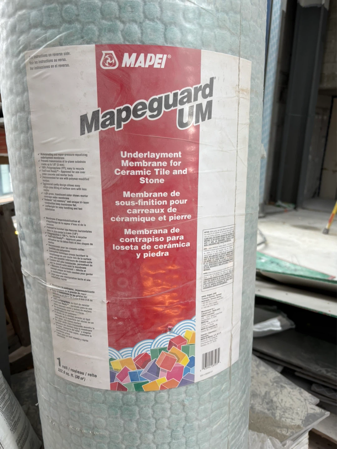 Mapei Mapeguard UM Underlayment for Ceramic Tile and Stone - photo 2