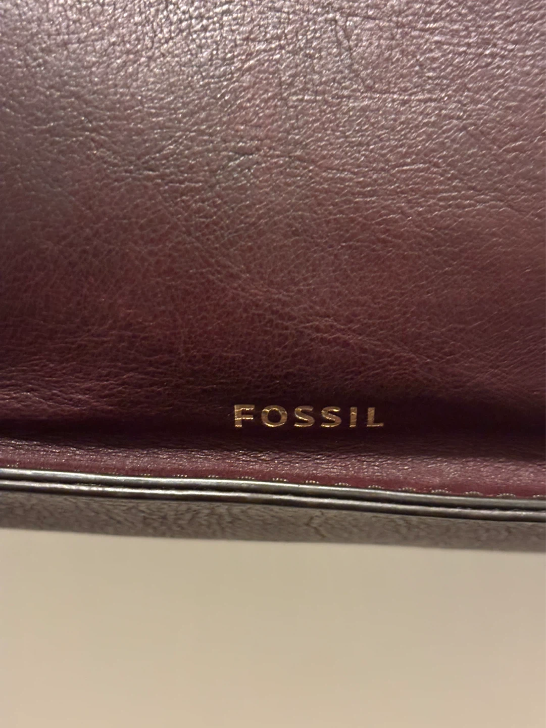 Fossil Leather Handbag with Shoulder Strap - photo 3