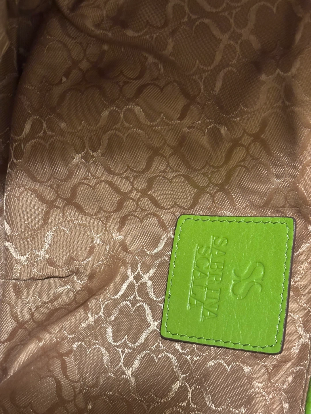 Sabrina Scialla Green Leather Hobo Bag - photo 5
