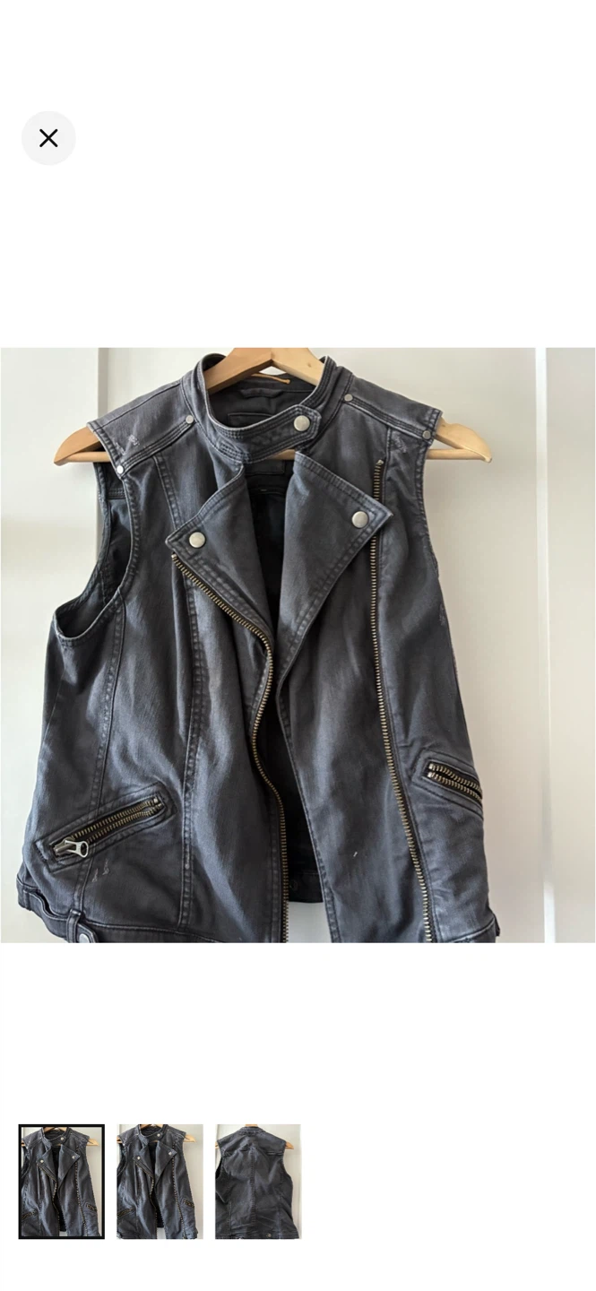 Sleeveless Moto Vest
